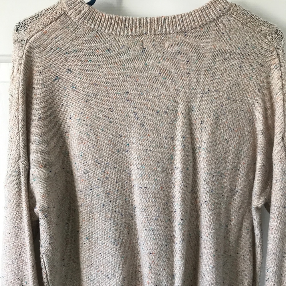 3/$15 Mossimo supply co beige knit sweater (T5) - Picture 6 of 8